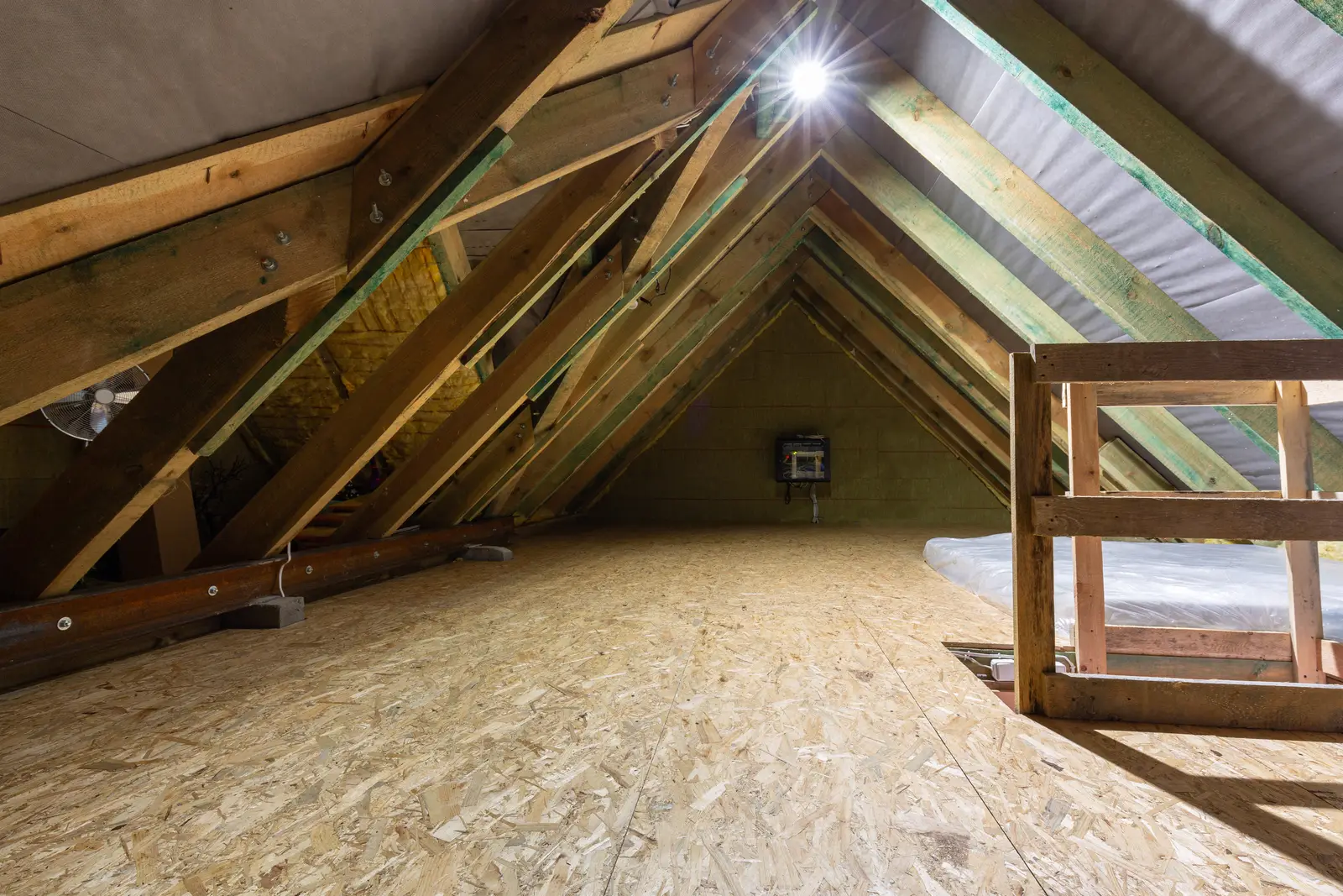 Loft boarding osb boarded loft storage platform